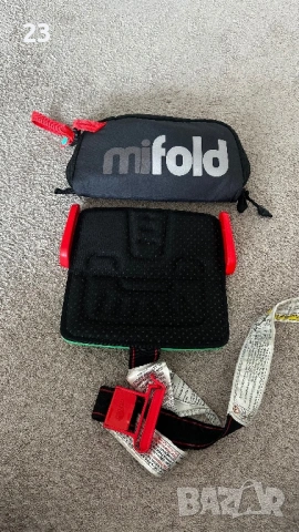 Преносима детска седалка Mi Fold за пътуване, снимка 2 - Столчета за кола и колело - 54179102