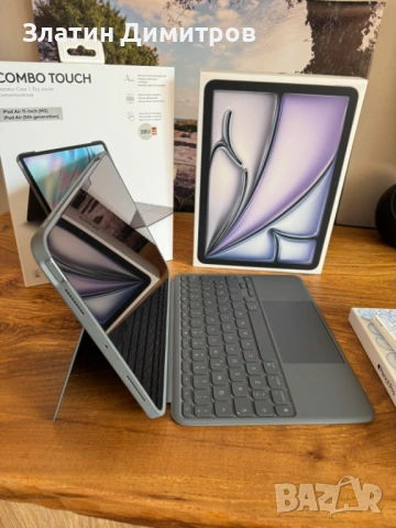 Ipad Air 11 (M3) 128GB + Apple Pencil Pro + Logitech Combo Touch, снимка 2 - Таблети - 54213014