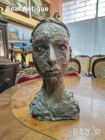 Георги Жеков- Уникална бронзова фигура пластика статуетка скулптура , снимка 2 - Антикварни и старинни предмети - 55657180