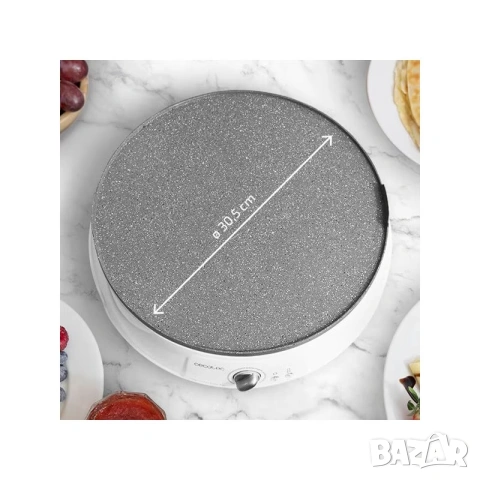 Уред за палачинки Cecotec Fun Crepestone, 1000 W, Незалепващо покритие, 30.5 см, снимка 5 - Котлони - 55071081