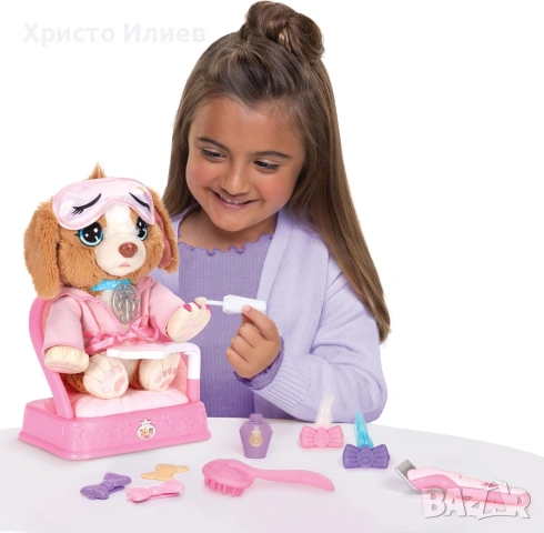 Кученце с аксесоари за груминг Jakks Pacific Disney Princess, снимка 7 - Плюшени играчки - 54968560