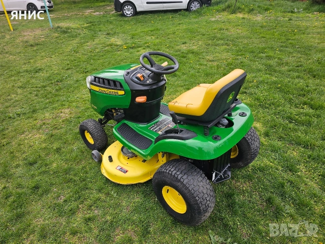 ТРАКТОРНА КОСАЧКА JOHN DEERE, КАТО НОВА 140.МОТО ЧАСА, снимка 8 - Градинска техника - 55250690