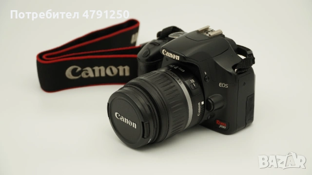 Canon EOS Rebel XSi (450D) + чанта, филтри, резервни батерия и карта памет