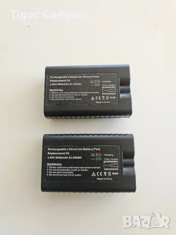 Комплект 2 батерии 6040mAh 3.65V за Ring Video Doorbell и Stick Up Cam V4, снимка 7 - Батерии, зарядни - 55594893