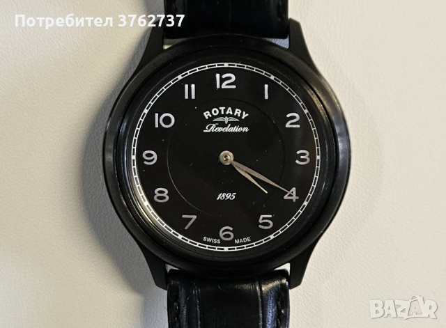 Двулицев швейцарски часовник Rotary