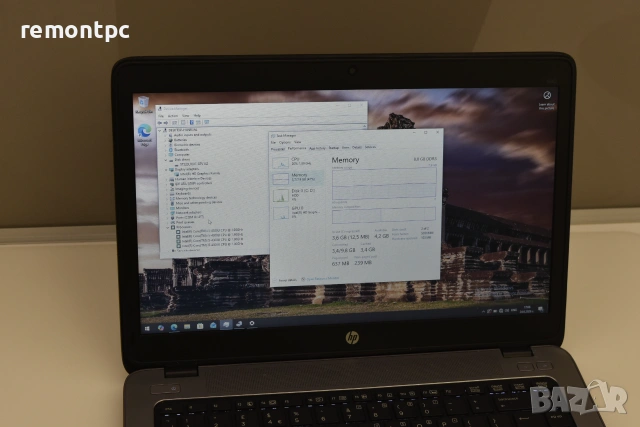 HP EliteBook 840 G1 I5 4300U 8 GB DDR3 Батерия и зарядно, снимка 4 - Лаптопи за работа - 55035947