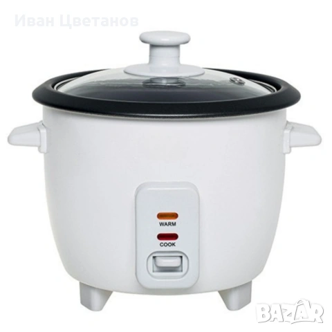 Компактна оризоварка 0.6L – Перфектен ориз всеки път, 300W, Автоматично поддържане на топлина
