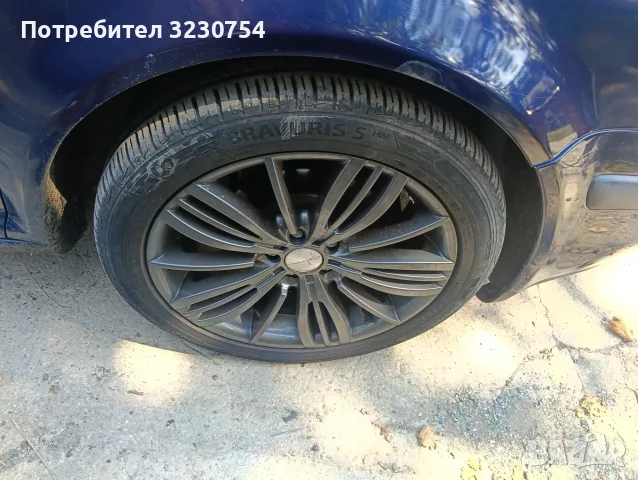 Алуминиеви джанти с гуми голф 4 Ауди а3, снимка 6 - Гуми и джанти - 55353610