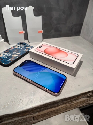 Перфектен Iphone 15 Pink + подаръци, снимка 11 - Apple iPhone - 54512433