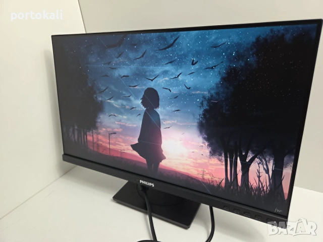 +Гаранция! IPS HDMI + тонколони говорители Монитор Philips 242B1 23.8", снимка 9 - Монитори - 55282587