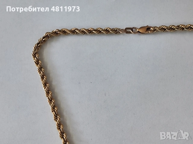 Златна верижка 10 С, снимка 3 - Колиета, медальони, синджири - 54376274
