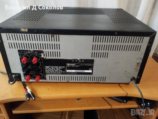 power amplifier SHARP system 7700, снимка 7 - Ресийвъри, усилватели, смесителни пултове - 54780775
