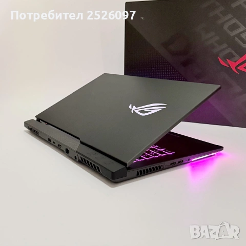ASUS ROG Strix G17/144Hz/Ryzen 7 4800H/RTX 3050 Ti/16GB RAM/RGB/512GB, снимка 6 - Лаптопи за игри - 55243192