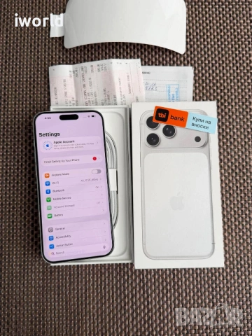 24мес гаранция❗️ Iphone 17 PRO MAX ❗️Лизинг от 41Е/мес ⚠️silver 256gb, снимка 8 - Apple iPhone - 54868972