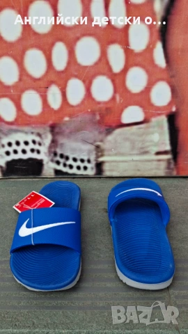 Английски оригинални детски чехли Nike, снимка 8 - Детски сандали и чехли - 54379472