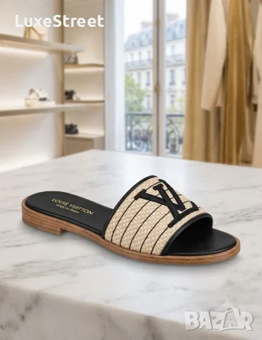 Louis Vuitton ⚜️Дамски Чехли 36-41н , снимка 2 - Чехли - 55468018