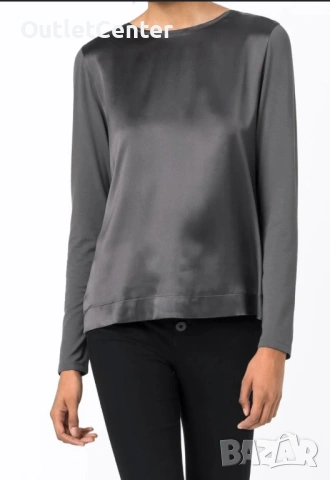 Блуза от копринена смес Hallhuber