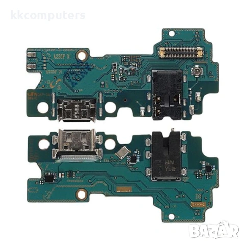 Конектор зареждане за SAMSUNG A225 Galaxy A22 (4G) на платка с микрофон и компоненти Original