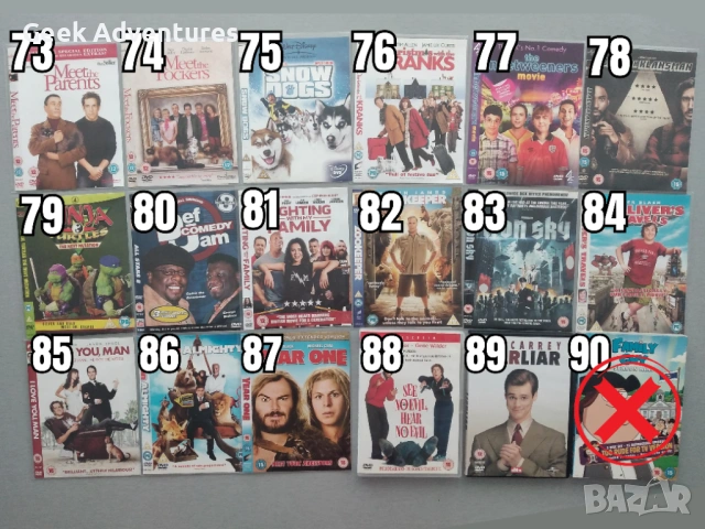 Комедия Филми DVD's - Оригинални Дискове на Английски Език, снимка 6 - Комедии - 47015749