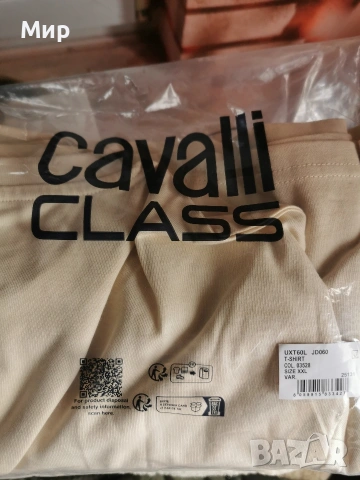 Тениска 100%памук .Roberto Cavalli, снимка 2 - Тениски - 54050124