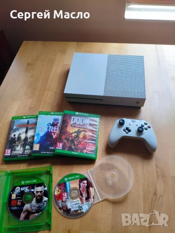 Xbox One S + 4 игри