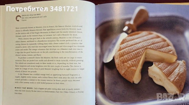 Вина и сирена - справочник за подбор и съчетание / Cheese and Wine. A Guide to Selecting, Pairing, a, снимка 14 - Кулинария - 55064949