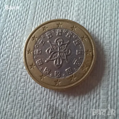 Рядка Португалска монета от 1€ 2002 г.