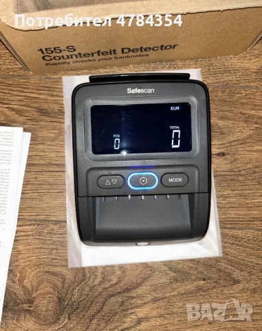 Детектор за фалшиви банкноти Safescan., снимка 6 - Друга електроника - 54494660