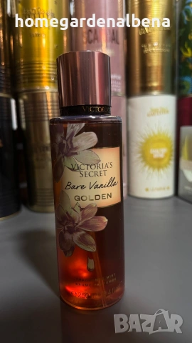 Victoria's Secret Bare Vanilla Golden – Дамски спрей за тяло 250 мл | Топъл ванилов аромат 