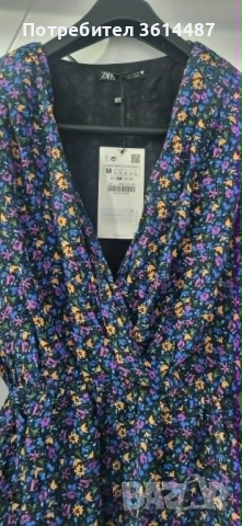 Рокля ZARA (нова), снимка 2 - Рокли - 54579131