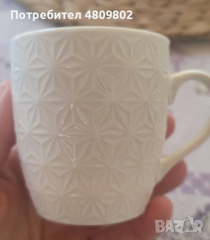 Порцеланови чаши, 200 мл, 6 броя