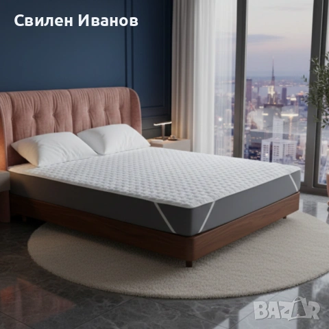 Водоустойчив протектор за матрак — 100% защита, памук, снимка 8 - Протектори за матраци - 54531558