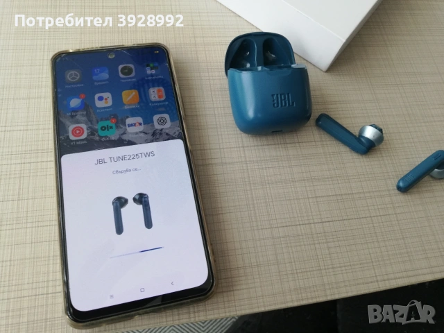 Блутут слушалки JBL Tune TWS 225, снимка 5 - Bluetooth слушалки - 54637791
