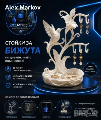 Стойки за бижута, снимка 4 - Оборудване за магазин - 55614659