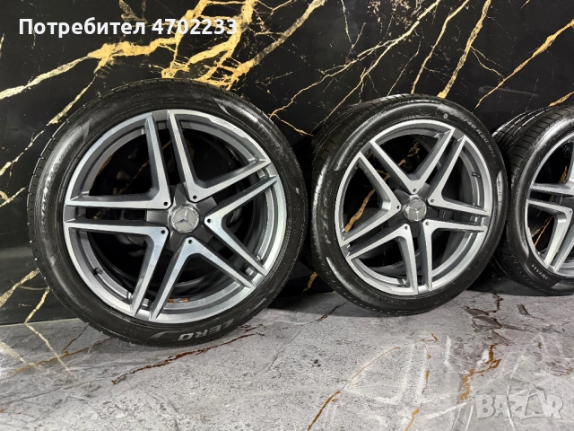 Mercedes AMG 20” Original Джанти с Летни Гуми Pirelli Спорт пакет, снимка 2 - Гуми и джанти - 54838685