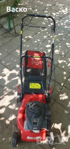 Бензинова косачка с кош и двигател Briggs Stratton внесена от Германия , снимка 10 - Градинска техника - 55501578
