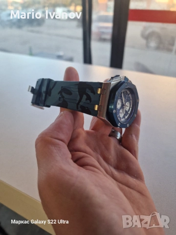 Audemars Piguet Royal Oak Offshore 44mm. с камуфлажна каишка., снимка 3 - Мъжки - 54581035