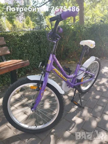 Продавам детски велосипед за момиче PASSATI BERNICE 20", снимка 2 - Велосипеди - 55329872