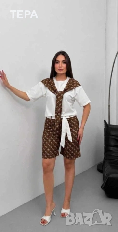 🌸 Дамски летни комплекти 🌸 ✨ Памук и ликра 📏 Размери: S / M / L / XL 💶 22€ , снимка 6 - Спортни екипи - 54755196