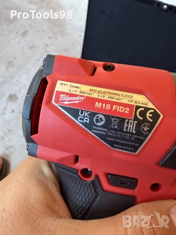 Milwaukee M18 FID2 impact, снимка 6 - Винтоверти - 55679992