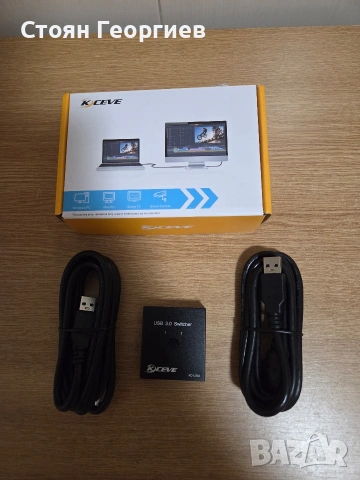 USB 3.0 превключвател (switcher) от марката KOCEVE, модел KC-U302