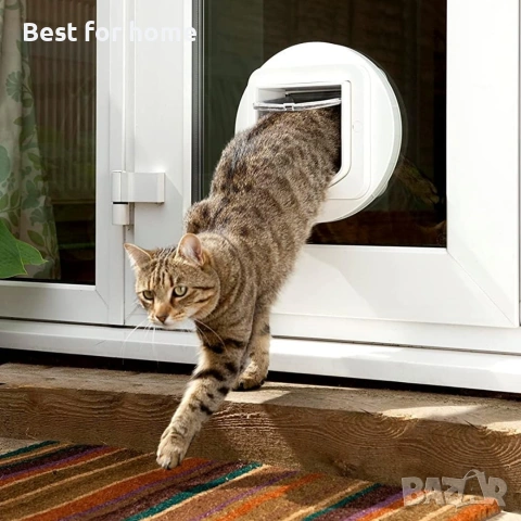 SureFlap - Sure Petcare Микрочип врата за котки, бяла, сканира идентификацията на домашния любимец , снимка 2 - Други стоки за дома - 54987494
