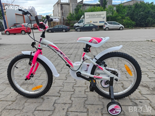 PA Детски велосипед 18" ALICE бял, снимка 6 - Велосипеди - 54863953