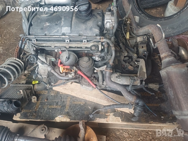 Двигател за Шкода Фабия 1.9ТДИ 101 коня работи.