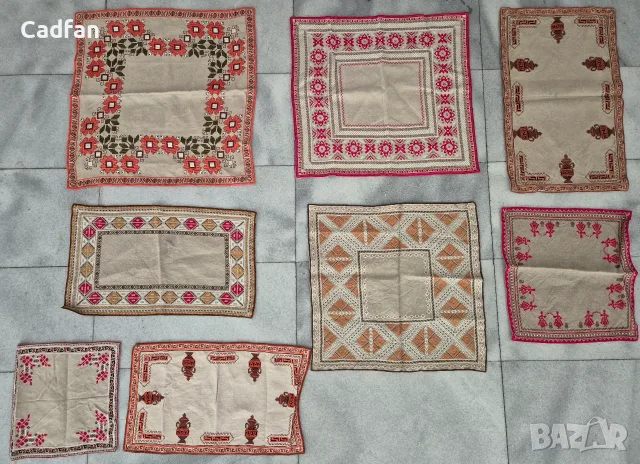Ръчно бродирани карета и покривки, снимка 2 - Декорация за дома - 55544054