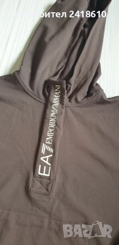 Emporio Armani EA7 Half Zip Hoodie Womens Size M  ОРИГИНАЛ! Дамски Суичър!, снимка 5 - Спортни екипи - 55315953