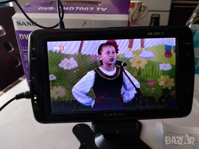 Телевизорче 7" SANG HD7007 TV, снимка 5 - Телевизори - 54986429