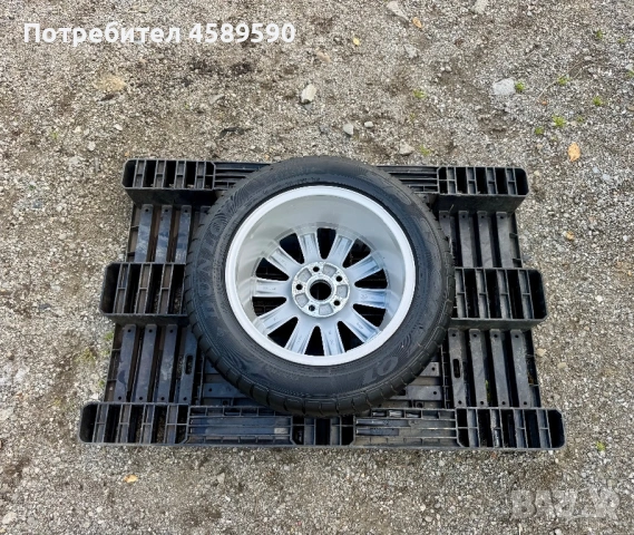 ЧИСТО НОВА Резервна гума+Алуминиева джанта BORBET 16цола 5x112 заVw,Audi,Skoda,Seat, снимка 5 - Гуми и джанти - 54772949