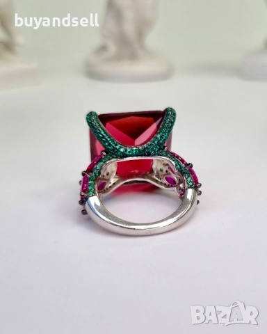 сребърен пръстен, снимка 8 - Пръстени - 54039120