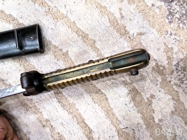 Френски щик нож байонет тесак Шаспо Chassepot M1866 еднакви номера , снимка 9 - Антикварни и старинни предмети - 54200385